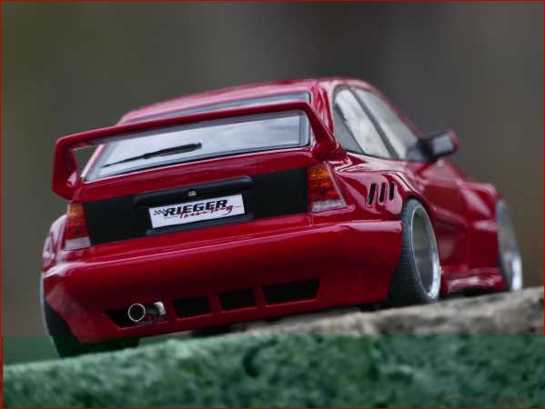 1:18 Opel Kadett E GS 16V Rieger GTO Breitbau + Vitrine = RAR